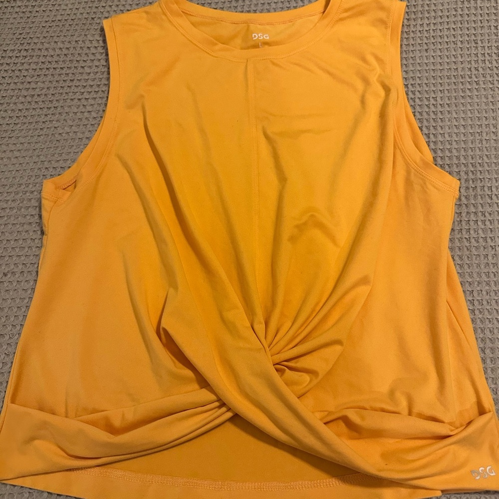 DSG Women's Orange Twist Tank Top